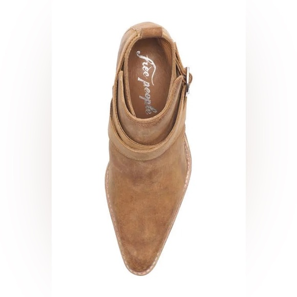 Free People | Back Loop Leather Ankle Boot - Picture 3 of 9